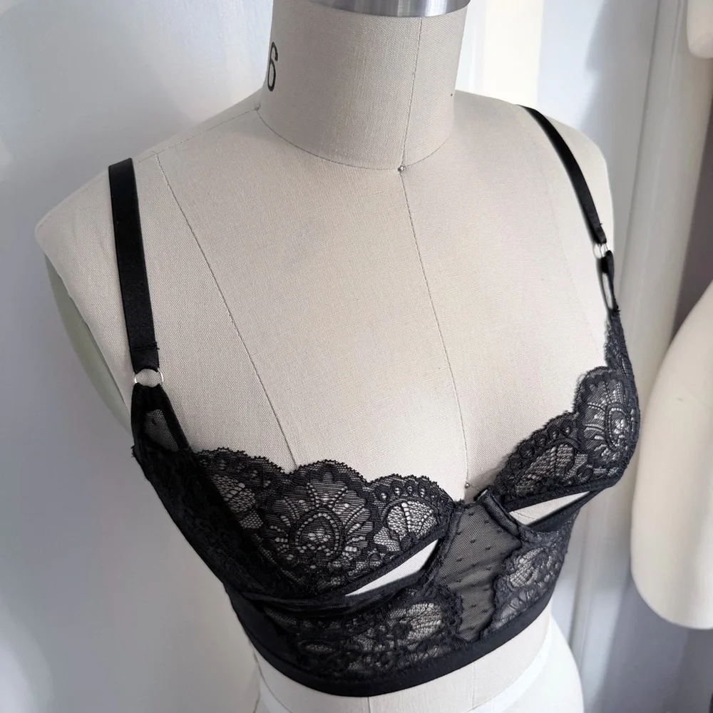 Thistle and Spire Brighton Lace Bustier Bra - Picture 7 of 9